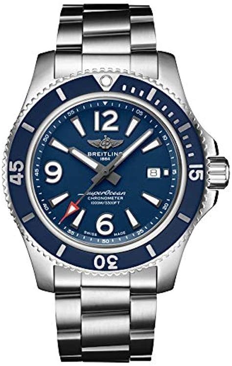 breitling superocean 44 new|men's Breitling Superocean 44mm watch 1000 meter waterproof.